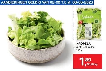Promoties Kropsla - Huismerk - Alvo - Geldig van 02/08/2023 tot 08/08/2023 bij Alvo