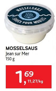Promoties Mosselsaus jean sur mer - Jean sur mer - Geldig van 26/07/2023 tot 08/08/2023 bij Alvo