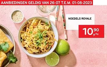 Promoties Noedels royale - Huismerk - Alvo - Geldig van 26/07/2023 tot 08/08/2023 bij Alvo