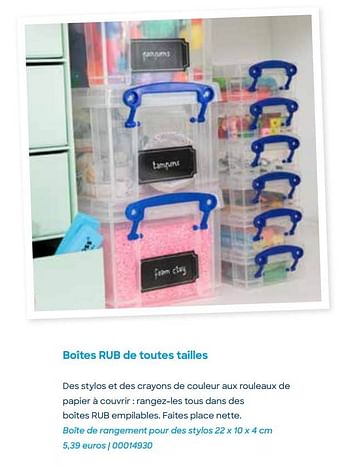 Promoties Boîte de rangement pour des stylos - Huismerk - Ava - Geldig van 11/07/2023 tot 15/10/2023 bij Ava