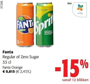 Promoties Fanta orange - Fanta - Geldig van 12/07/2023 tot 25/07/2023 bij Colruyt