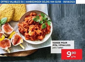 Promotions Viande pour pita - Produit maison - Alvo - Valide de 02/08/2023 à 08/08/2023 chez Alvo