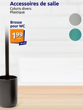 Promotions Brosse pour wc - Produit Maison - Action - Valide de 12/07/2023 à 18/07/2023 chez Action