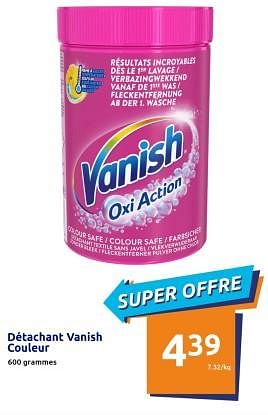 Promotions Détachant vanish couleur - Vanish - Valide de 12/07/2023 à 18/07/2023 chez Action