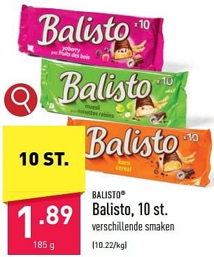Promoties Balisto - Balisto - Geldig van 24/07/2023 tot 04/08/2023 bij Aldi