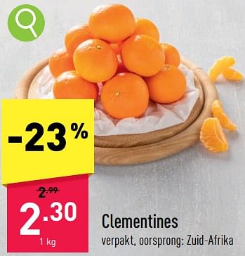 Promoties Clementines - Huismerk - Aldi - Geldig van 24/07/2023 tot 04/08/2023 bij Aldi