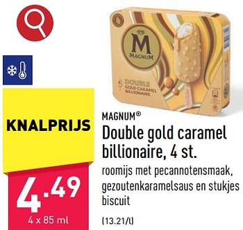Promoties Double gold caramel billionaire - Ola - Geldig van 24/07/2023 tot 04/08/2023 bij Aldi