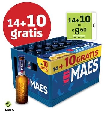 Promoties Maes - Maes - Geldig van 14/07/2023 tot 27/07/2023 bij BelBev