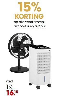 Promoties Alle ventilatoren, aircoolers en airco`s - Huismerk - Kwantum - Geldig van 31/07/2023 tot 20/08/2023 bij Kwantum