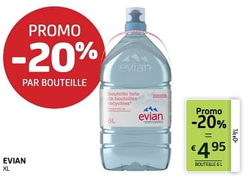 Promotions Evian xl - Evian - Valide de 14/07/2023 à 27/07/2023 chez BelBev