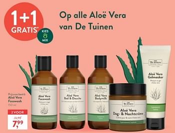 Promoties Aloë vera facewash - De Tuinen - Geldig van 10/07/2023 tot 06/08/2023 bij Holland & Barret