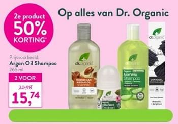 Promoties Argan oil shampoo - Dr. Organic - Geldig van 10/07/2023 tot 06/08/2023 bij Holland & Barret