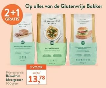 Promoties Broodmix meergranen - De Glutenvrije Bakker - Geldig van 10/07/2023 tot 06/08/2023 bij Holland & Barret