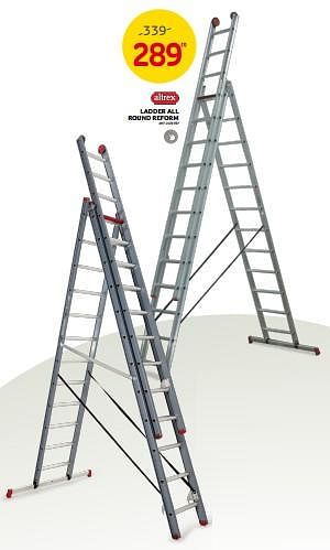 Promotions Ladder all round reform - Altrex - Valide de 19/07/2023 à 07/08/2023 chez Brico