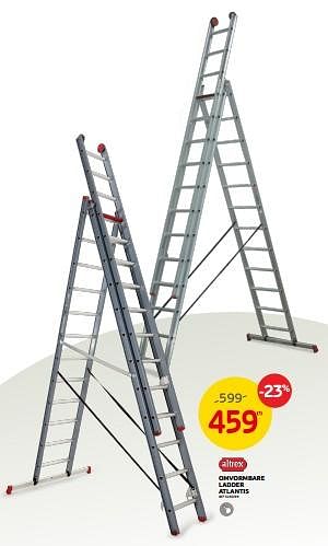 Promotions Omvormbare ladder atlantis - Altrex - Valide de 19/07/2023 à 07/08/2023 chez Brico