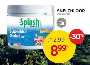 Promoties Snelchloor - Splash - Geldig van 19/07/2023 tot 07/08/2023 bij Brico