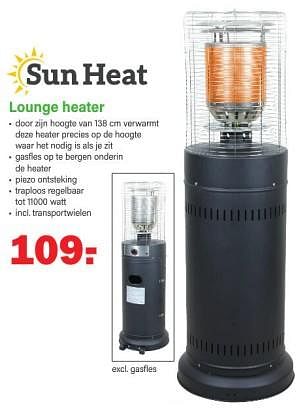 Promoties Lounge heater - Sun Heat - Geldig van 17/07/2023 tot 05/08/2023 bij Van Cranenbroek