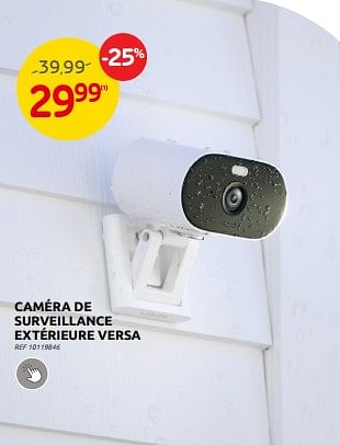 Promotions Caméra de surveillance extérieure versa - Produit maison - Brico - Valide de 19/07/2023 à 07/08/2023 chez Brico