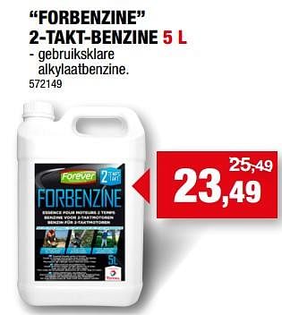 Promoties Forbenzine 2-takt-benzine - Forever - Geldig van 19/07/2023 tot 30/07/2023 bij Hubo
