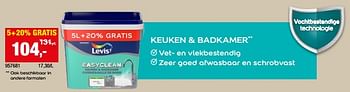 Promoties Levis easyclean keuken + badkamer - Levis - Geldig van 19/07/2023 tot 30/07/2023 bij Hubo