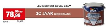 Promoties Levis expert gevel - Levis - Geldig van 19/07/2023 tot 30/07/2023 bij Hubo