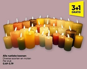 Promoties Alle rustieke kaarsen - Huismerk - Big Bazar - Geldig van 17/07/2023 tot 30/07/2023 bij Big Bazar