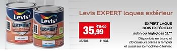 Promotions Levis expert laques extérieur - Levis - Valide de 19/07/2023 à 30/07/2023 chez Hubo