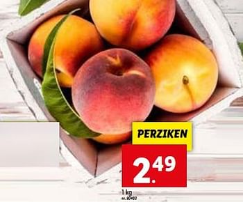 Promoties Perziken - Huismerk - Lidl - Geldig van 26/07/2023 tot 01/08/2023 bij Lidl