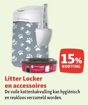 Promoties Litter locker en accessoires 15% korting - Litter Locker - Geldig van 02/08/2023 tot 07/08/2023 bij Maxi Zoo