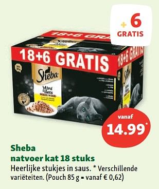 Promoties Sheba natvoer kat - Sheba - Geldig van 02/08/2023 tot 07/08/2023 bij Maxi Zoo