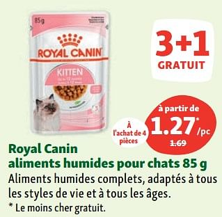 Promotions Royal canin aliments humides pour chats - Royal Canin - Valide de 02/08/2023 à 07/08/2023 chez Maxi Zoo