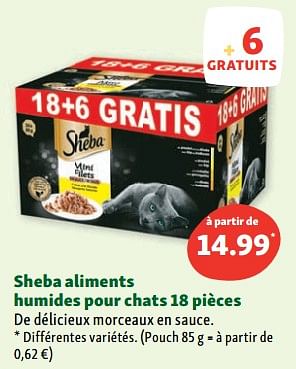 Promotions Sheba aliments humides pour chats - Sheba - Valide de 02/08/2023 à 07/08/2023 chez Maxi Zoo