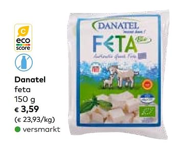 Promoties Danatel feta - Danatel - Geldig van 19/07/2023 tot 15/08/2023 bij Bioplanet