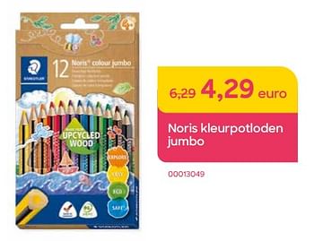 Promoties Noris kleurpotloden jumbo - Staedtler - Geldig van 01/08/2023 tot 15/10/2023 bij Ava