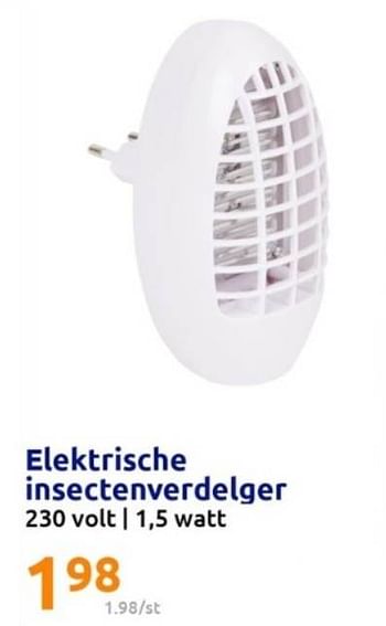 Promoties Elektrische insectenverdelger - Huismerk - Action - Geldig van 19/07/2023 tot 25/07/2023 bij Action