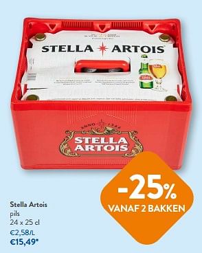 Promoties Stella artois pils - Stella Artois - Geldig van 26/07/2023 tot 08/08/2023 bij OKay