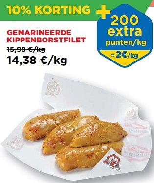 Promoties Gemarineerde kippenborstfilet - Huismerk - Renmans - Geldig van 22/07/2023 tot 27/07/2023 bij Renmans