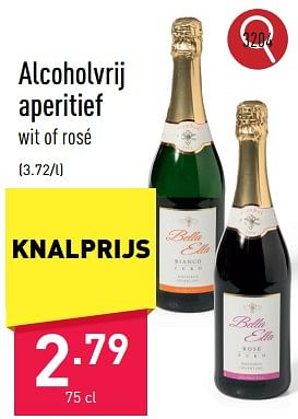 Promoties Alcoholvrij aperitief - Schuimwijnen - Geldig van 31/07/2023 tot 11/08/2023 bij Aldi