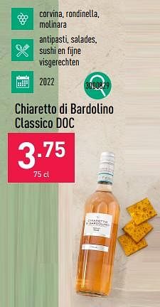 Promoties Chiaretto di bardolino classico doc - Rosé wijnen - Geldig van 31/07/2023 tot 11/08/2023 bij Aldi