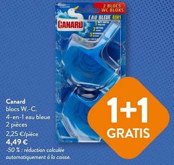 Promotions Canard blocs w.-c. 4-en-1 eau bleue - Canard WC - Valide de 26/07/2023 à 08/08/2023 chez OKay