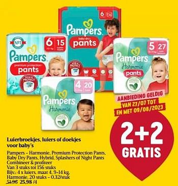 Pampers Luiers, Maat 4 Harmonie - Promotie Bij Delhaize