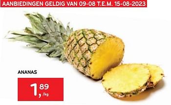 Promoties Ananas - Huismerk - Alvo - Geldig van 09/08/2023 tot 15/08/2023 bij Alvo