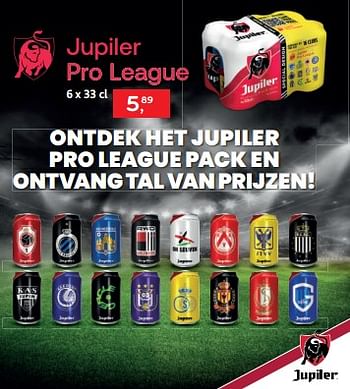 Promoties Jupiler pro league - Jupiler - Geldig van 09/08/2023 tot 22/08/2023 bij Alvo