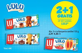Promoties Lu 2+1 gratis op het gamma lulu - Lu - Geldig van 09/08/2023 tot 22/08/2023 bij Alvo