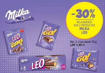 Promoties Milka leo - Milka - Geldig van 09/08/2023 tot 22/08/2023 bij Alvo