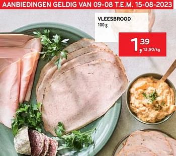 Promoties Vleesbrood - Huismerk - Alvo - Geldig van 09/08/2023 tot 15/08/2023 bij Alvo