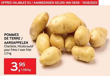 Promotions Pommes de terre - Produit maison - Alvo - Valide de 09/08/2023 à 15/08/2023 chez Alvo