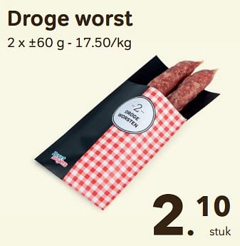 Promoties Droge worst - Huismerk - Bon'Ap - Geldig van 19/07/2023 tot 17/08/2023 bij Bon'Ap