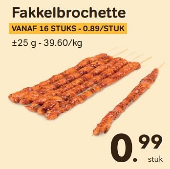 Promoties Fakkelbrochette - Huismerk - Bon'Ap - Geldig van 19/07/2023 tot 17/08/2023 bij Bon'Ap