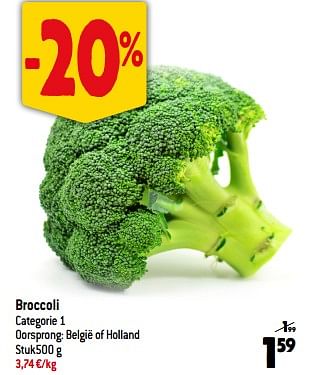 Promoties Broccoli - Huismerk - Smatch - Geldig van 26/07/2023 tot 01/08/2023 bij Smatch